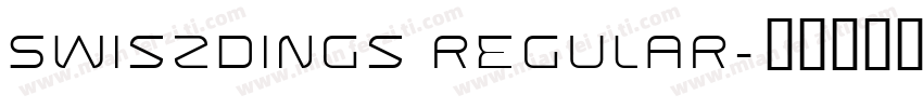 SwiszDings Regular字体转换